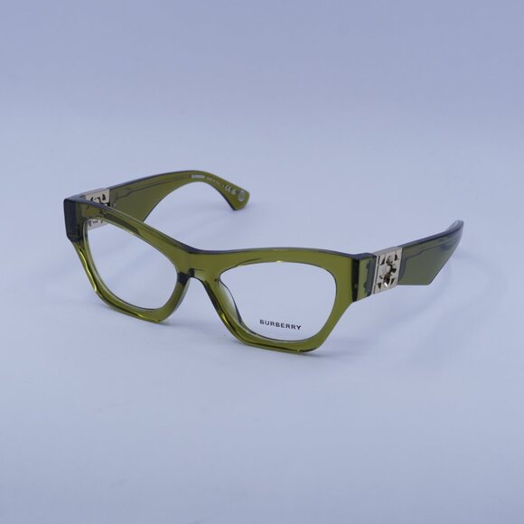 Burberry BE2405U 4118 Eyeglasses Green 53mm Cat Eye Frame - Picture 4 of 10